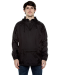 beimar wb107bg unisex nylon packable pullover anorak jacket Side Thumbnail