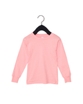 Bella + Canvas 3501T Youth Toddler Jersey Long Sleeve T-Shirt Front Thumbnail