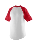 augusta sportswear 424 youth short-sleeve baseball jersey Front Thumbnail