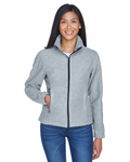 UltraClub 8481 Ladies' Iceberg Fleece Full-Zip Jacket Back Thumbnail