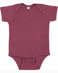 Rabbit Skins 4424 Infant Fine Jersey Bodysuit Front Thumbnail