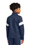 Sport-Tek YST800 Youth Travel Full-Zip Jacket Back Thumbnail