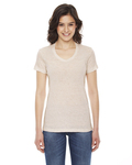 american apparel tr301w ladies' triblend short-sleeve track t-shirt Front Thumbnail