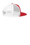 District DT624 Flat Bill Snapback Trucker Cap Back Thumbnail