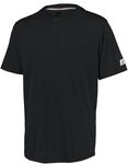 Russell Athletic 3R7X2B Youth Performance Two-Button Solid Jersey Front Thumbnail