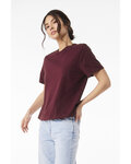 bella + canvas 6110 ladies' 6oz heavyweight t-shirt Side Thumbnail