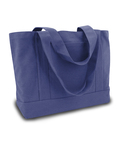 liberty bags 8870 seaside cotton pigment dyed resort tote Side Thumbnail