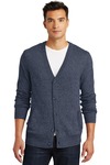 district dm315 - mens cardigan sweater Front Thumbnail