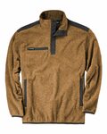 dri duck 7353 men's ranger melange heather fleece Front Thumbnail