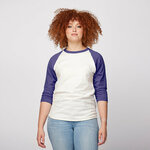 Tultex 0245TC Unisex Raglan Tee Front Thumbnail