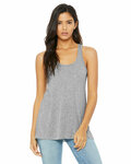 bella + canvas b8800 ladies' flowy racerback tank Front Thumbnail