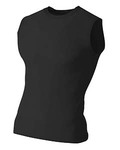 a4 nb2306 youth sleeveless compression muscle t-shirt Front Thumbnail