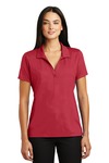 sport-tek lst630 ladies embossed posicharge ® tough polo ® Front Thumbnail