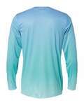 paragon sm0225 barbados performance pin dot long sleeve t-shirt Back Thumbnail