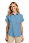 Port Authority LW963 Women's Short Sleeve UV Dockside Shirt Front Thumbnail