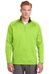 sport-tek f243 sport-wick ® fleece 1/4-zip pullover Front Thumbnail