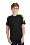 Sport-Tek YST100 Youth Competitor ™ United Crew Front Thumbnail