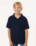 AllPro 62800Y Youth Pique Polo Front Thumbnail