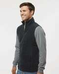 burnside b3012 men's polar fleece vest Side Thumbnail