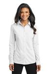 port authority l570 ladies dimension knit dress shirt Front Thumbnail