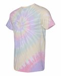 dyenomite 200ms rainbow spiral t-shirt Side Thumbnail