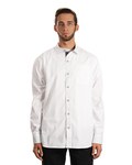 burnside b8290 men's peached poplin woven shirt Back Thumbnail