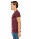 bella + canvas 3655c unisex textured jersey v-neck t-shirt Side Thumbnail