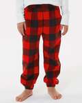 burnside b4810 youth flannel jogger Front Thumbnail