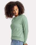 Next Level 9084 Ladies' Laguna Sueded Sweatshirt Side Thumbnail