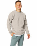 Hanes P1607 Unisex Ecosmart® 50/50 Crewneck Sweatshirt Front Thumbnail