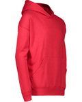 LAT 2296 Youth Fleece Hoodie Sweatshirt Side Thumbnail
