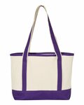 q-tees q125800 20l small deluxe tote Back Thumbnail