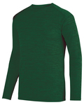 Augusta Sportswear 2903 Shadow Tonal Heather Long Sleeve Tee Front Thumbnail