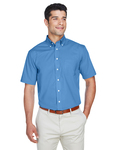 devon & jones d620s men's crown woven collection™ solid broadcloth short-sleeve shirt Side Thumbnail