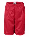 badger sport 2207 mesh/tricot 6 inch youth short Front Thumbnail