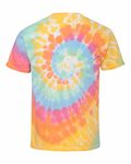 dyenomite 20bms youth rainbow spiral t-shirt Back Thumbnail