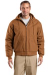 cornerstone tlj763h tall duck cloth hooded work jacket Front Thumbnail