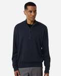 Devon & Jones DG446 Men's New Classic Quarter-Zip Sweater Front Thumbnail