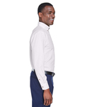 Harriton M500T Men's Tall Easy Blend™ Long-Sleeve Twill Shirt with Stain-Release Side Thumbnail