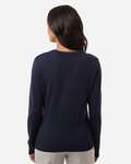 Devon & Jones DG445W Women's New Classic V-Neck Sweater Back Thumbnail