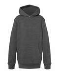 j america ja8880 youth triblend fleece hooded sweatshirt Front Thumbnail