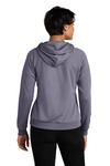 Allmade AL5003 Women's Organic CVC Fleece Full-Zip Hoodie Back Thumbnail
