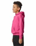 Gildan SF500B Youth Softstyle Midweight Fleece Hooded Sweatshirt Side Thumbnail