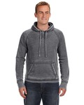 j america ja8915 adult vintage zen fleece pullover hood Side Thumbnail