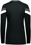 HighFive 342242 Ladies TruHit Tri-Color Long Sleeve Jersey Back Thumbnail