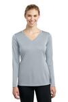 Sport-Tek LST353LS Women's Long Sleeve PosiCharge ® Competitor™ V-Neck Tee Front Thumbnail