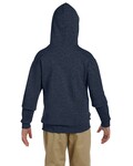 Jerzees 996Y Youth 8 oz. NuBlend® Fleece Pullover Hooded Sweatshirt Back Thumbnail