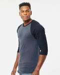 Tultex 0245TC Unisex Raglan Tee Side Thumbnail