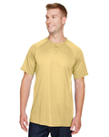 Augusta Sportswear AG1565 Attain Wicking Two-Button Baseball Jersey Front Thumbnail