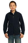 port authority y217 youth value fleece jacket Front Thumbnail